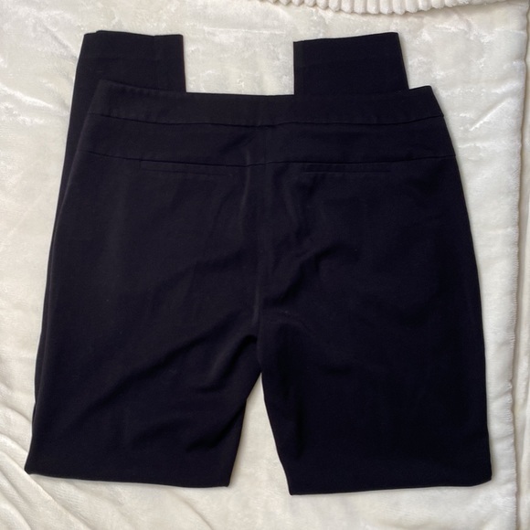 ELLE Women's Dress Pants Size 10 Black Pockets Zip Closure Like New - Picture 6 of 8